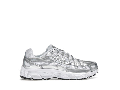 Nike P-6000 White Metallic Silver (GS)