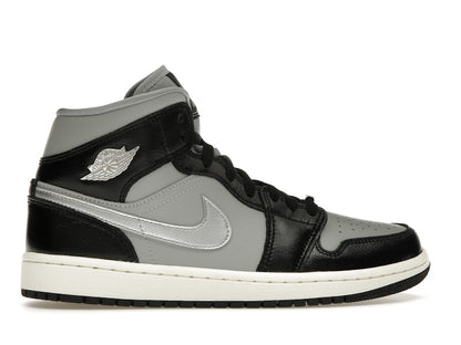Jordan 1 Mid SE Black Metallic Silver (Women's)