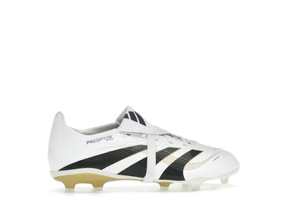 adidas Predator League Fold-Over Tongue FG/MG Cloud White Core Black Gold Metallic (GS)