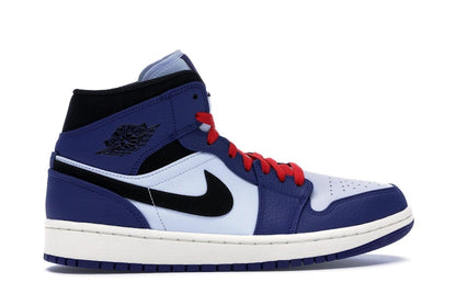 Jordan 1 Mid Deep Royal Blue Black