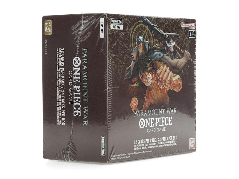 Bandai One Piece Card Game Paramount War Booster Box (OP-02) (English)