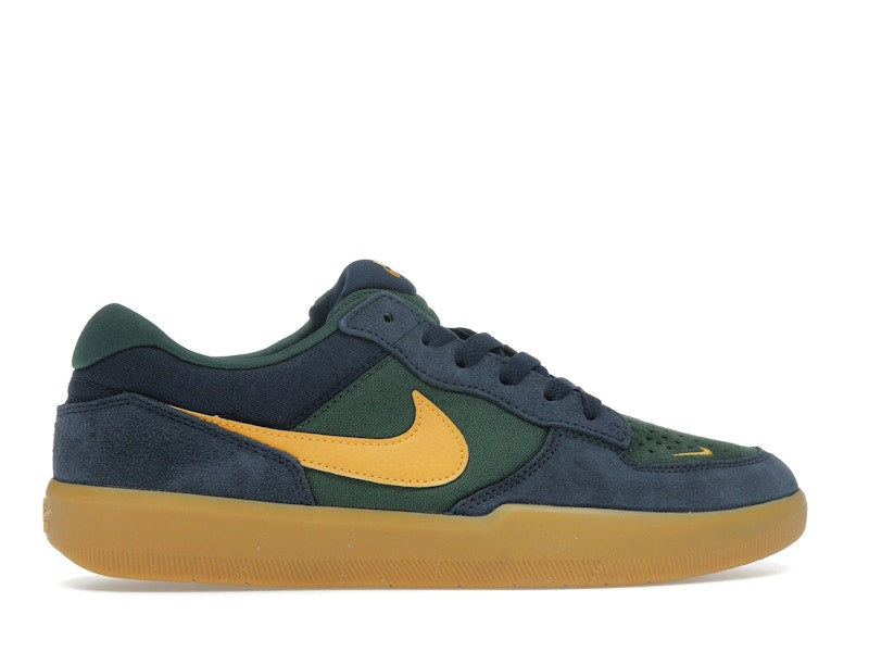 Nike SB Force 58 Midnight Navy Fir Gum Light Brown University Gold