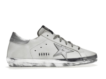 Golden Goose Super-Star White Silver Sparkle (Women's)