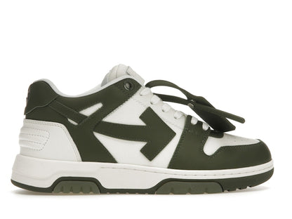 OFF-WHITE Out Of Office OOO Low Tops White Khaki