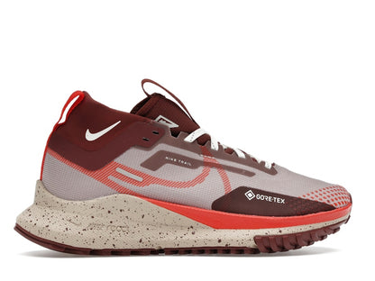 Nike React Pegasus Trail 4 Gore-Tex Diffused Taupe Dark Pony Sail Picante Red (Women's)