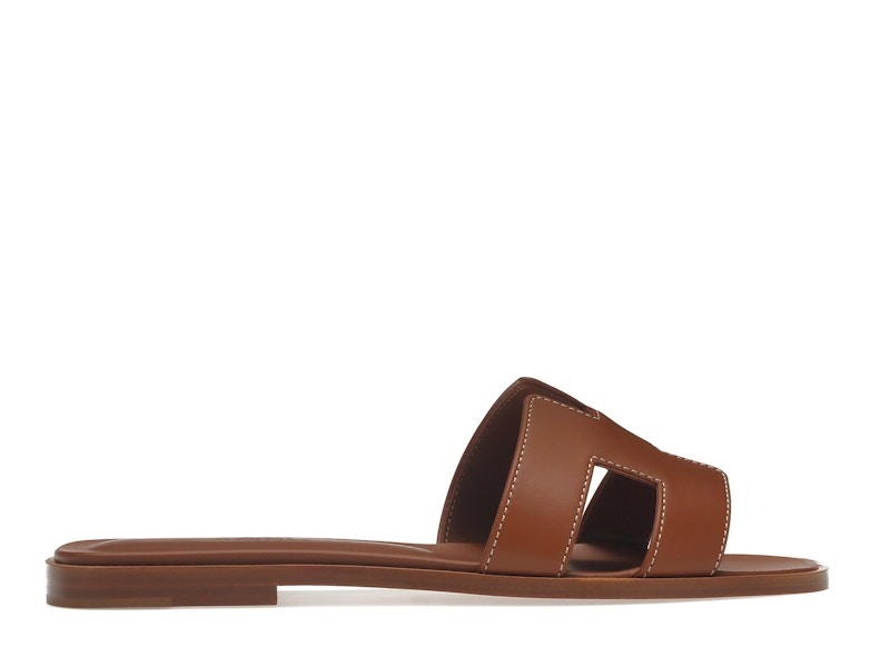 Hermes Oran Sandal Gold Box Calfskin Leather