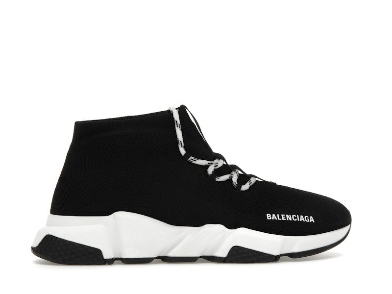 Balenciaga Speed Lace Up Black White (Women's)