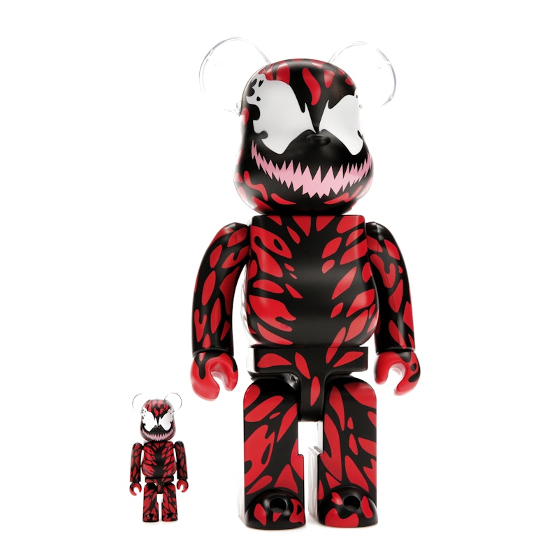 Bearbrick x Marvel Carnage 100% & 400% Set
