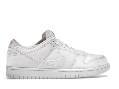 Nike Dunk Low Dover Street Market Triple White Velvet
