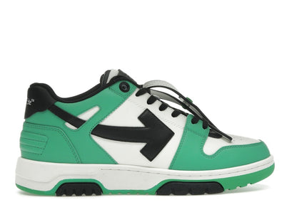OFF-WHITE Out Of Office "OOO" Low Tops Green Black