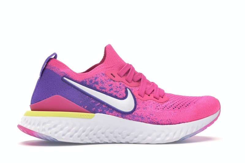 Nike Epic React Flyknit 2 Laser Fuchsia White (Women's)
