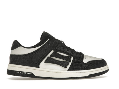AMIRI Skel Top Low Shimmer Black White