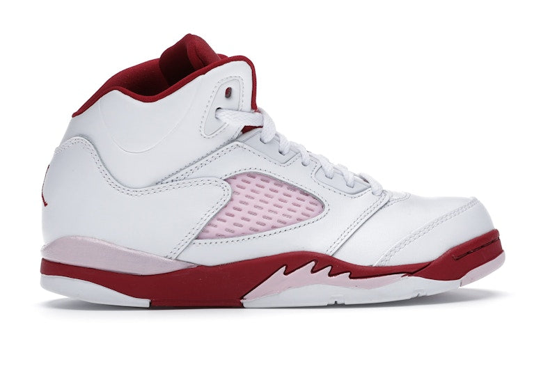 Jordan 5 Retro White Pink Red (PS)
