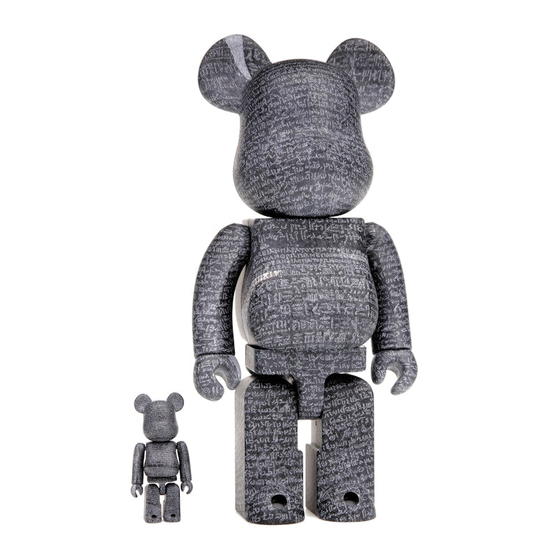 Bearbrick The British Museum (The Rosetta Stone) 100% & 400% Set