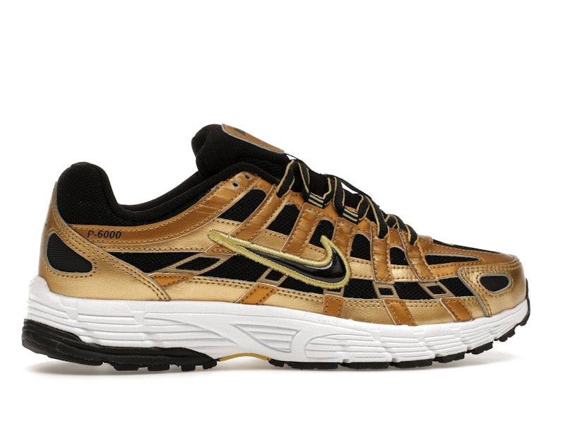Nike P-6000 Metallic Gold Infinite Gold White Black