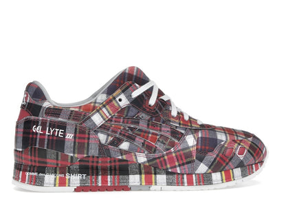 ASICS Gel-Lyte III '07 Remastered Comme des Garçons SHIRT Red Plaid