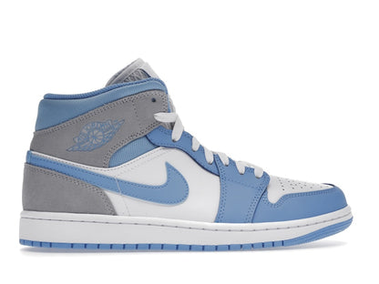 Jordan 1 Mid University Blue Grey