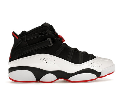 Jordan 6 Rings Black White Varsity Red