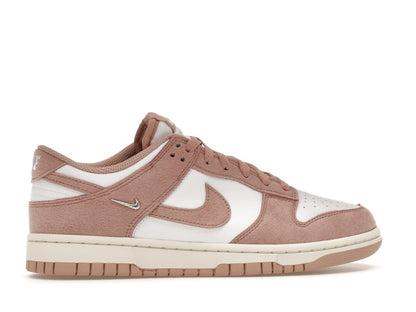 Nike Dunk Low Rose Whisper Gold Mini Swoosh (Women's)