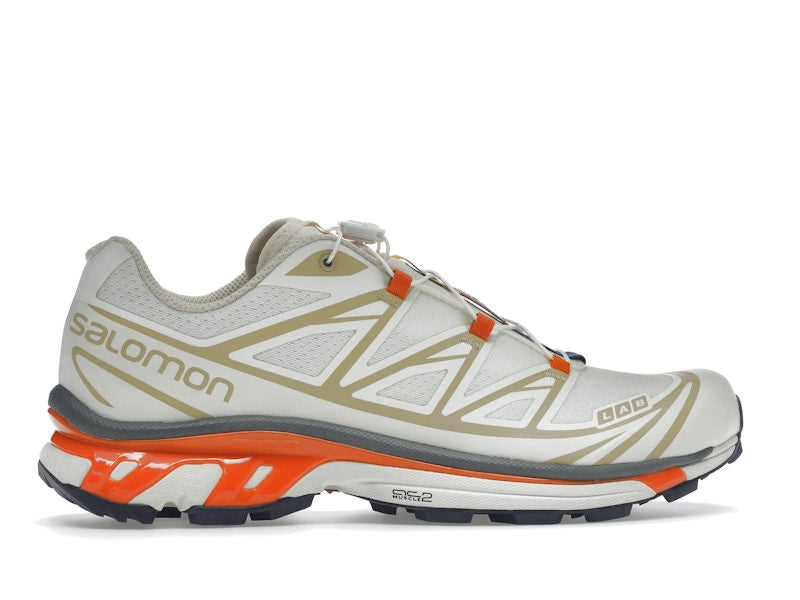 Salomon XT-6 Bleached Sand Red Orange