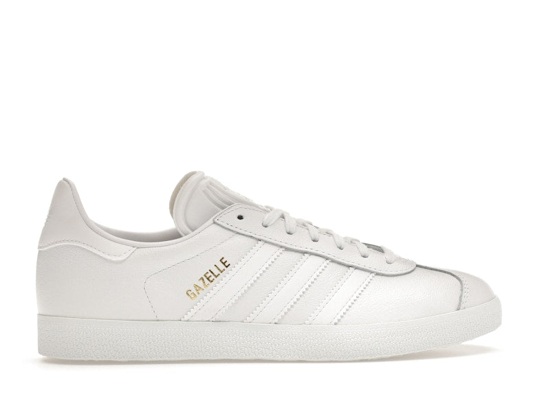 adidas Gazelle White/White-Gold Metallic