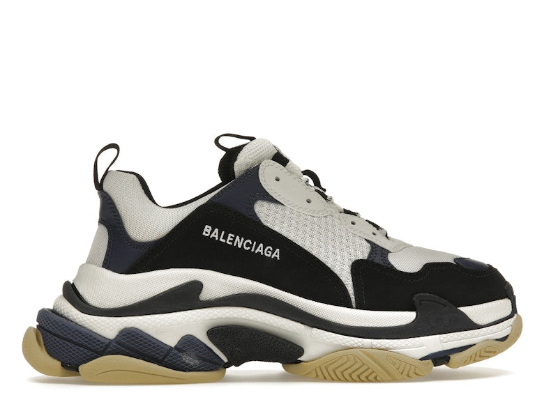 Balenciaga Triple S White Navy Black
