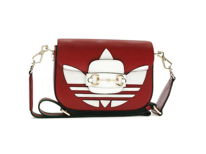 Gucci x adidas Horsebit 1955 Shoulder Bag Red