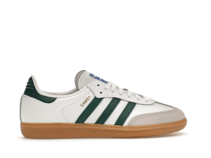 adidas Samba OG White Collegiate Green Gum (Kids)