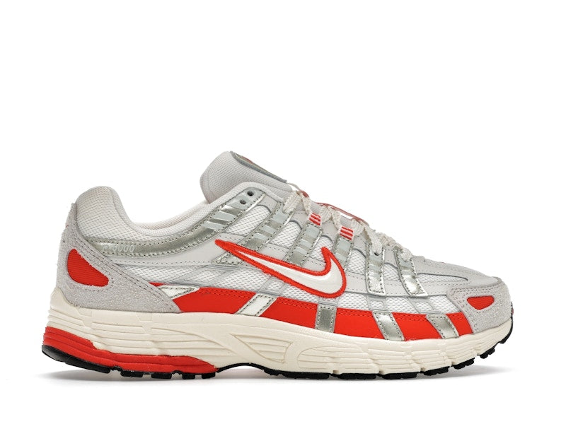 Nike P-6000 Sail Pale Ivory Light Bone Picante Red (Women's)