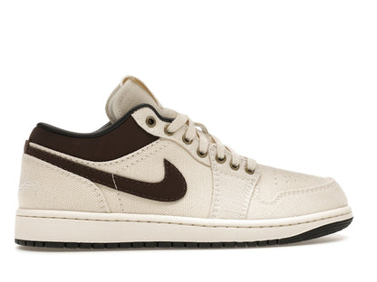 Jordan 1 Low Premium Pale Ivory Off Noir Baroque Brown