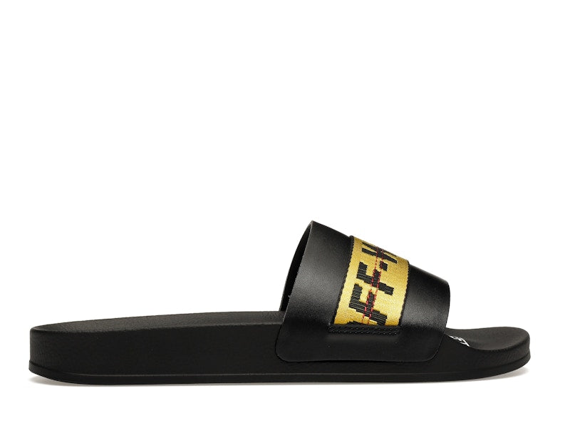 OFF-WHITE Industrial Belt Slides Black Yellow