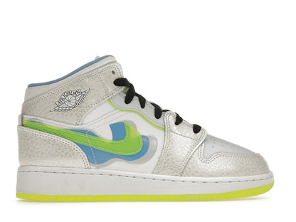 Jordan 1 Mid SE Warped Swoosh (GS)