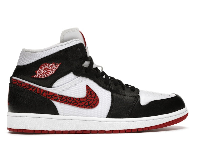 Jordan 1 Phat White Red Black (Elephant Print)