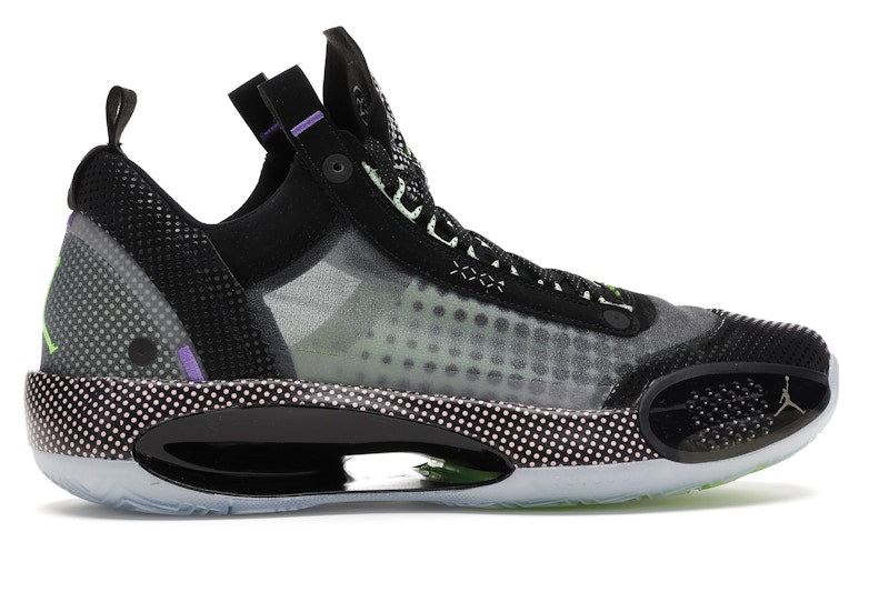 Jordan XXXIV Low Black Vapor Green Bleached Coral