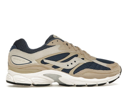 Saucony ProGrid Omni 9 Premium Beige Navy Blue