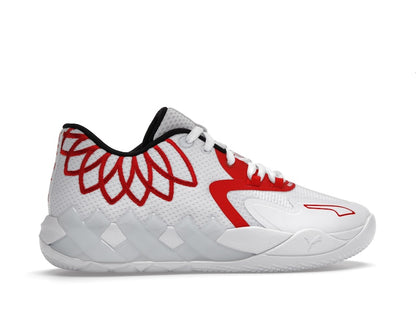 Puma LaMelo Ball MB.01 Lo Team Colors White High Risk Red