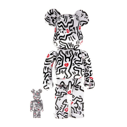 Bearbrick Keith Haring #8 100% & 400% Set