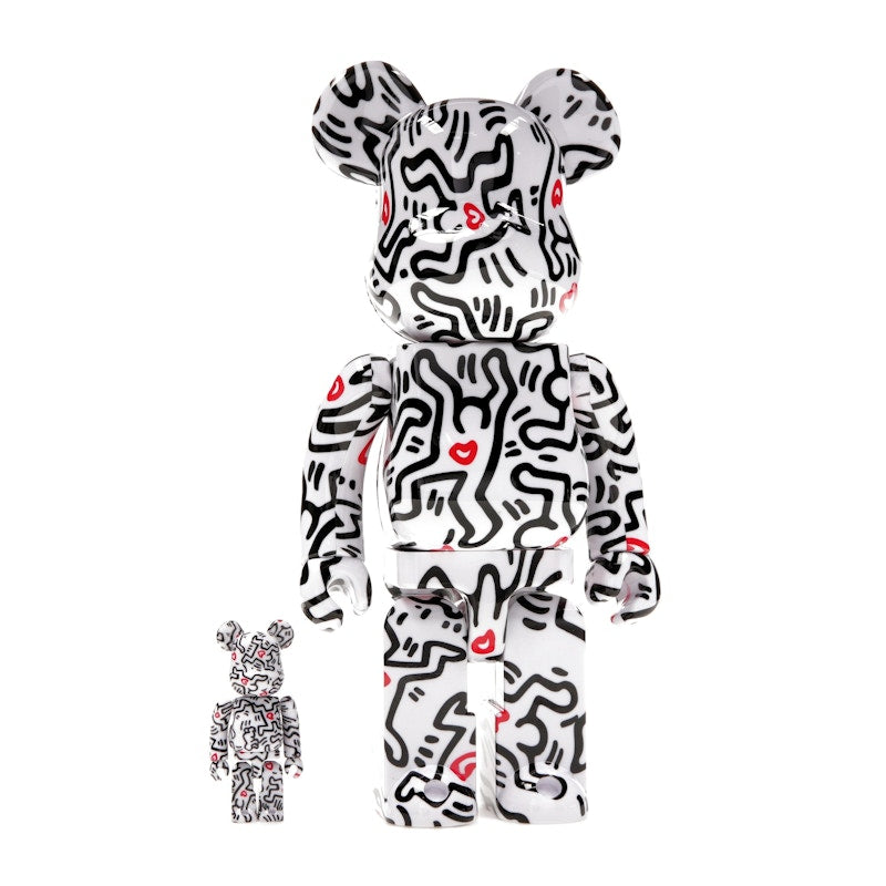 Bearbrick Keith Haring #8 100% & 400% Set