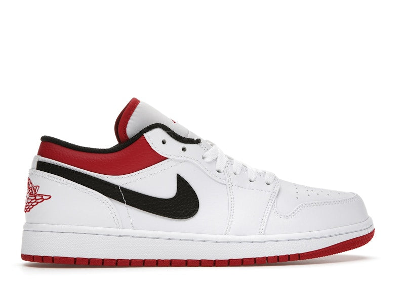 Jordan 1 Low White University Red Black