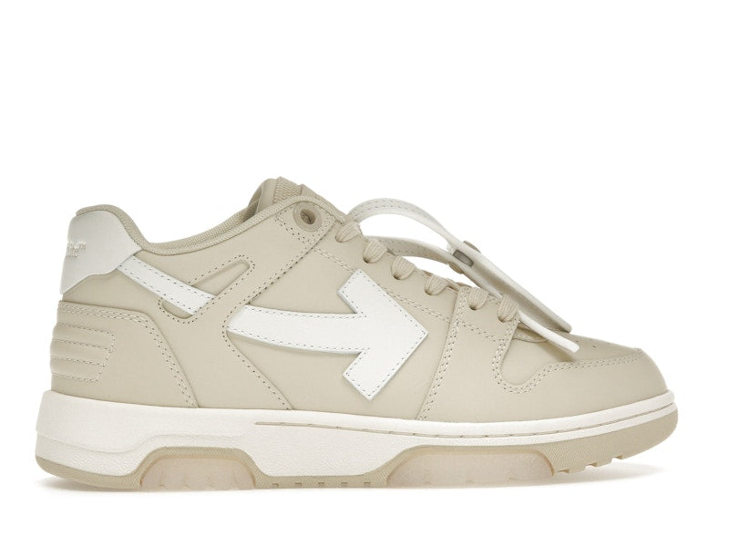OFF-WHITE Out Of Office OOO Low Tops Angora White