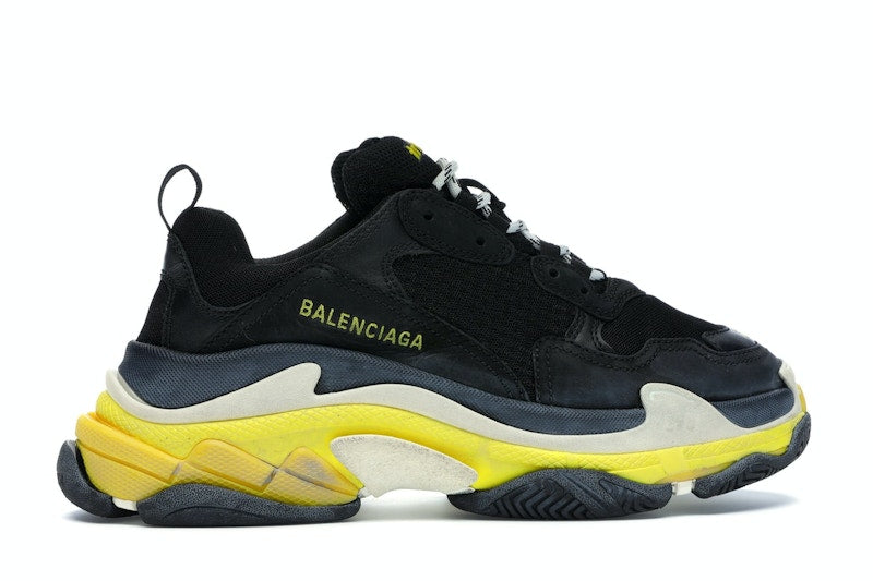 Balenciaga Triple S Black Yellow (Women's)