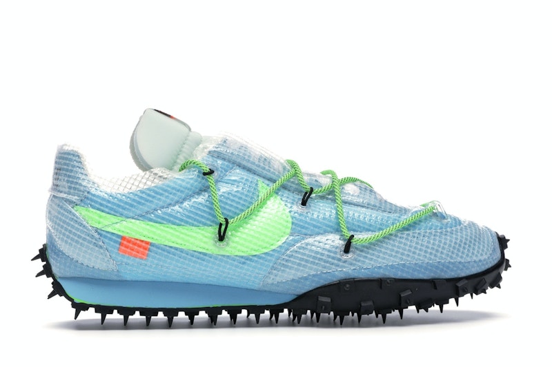 Nike Waffle Racer Off-White Vivid Sky (Women's)