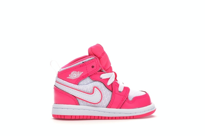 Jordan 1 Mid Hyper Pink White (TD)