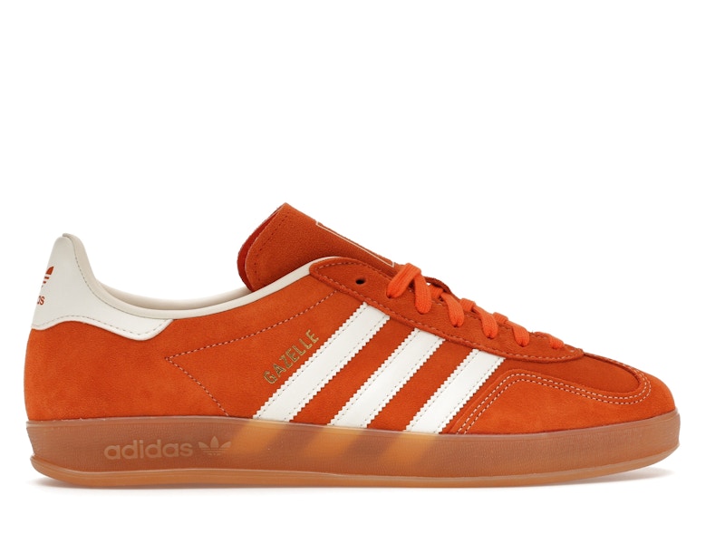 adidas Gazelle Indoor Orange Off White Gold Metallic