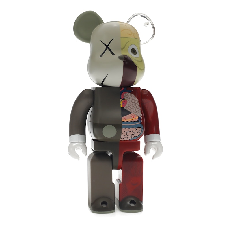 KAWS Bearbrick Dissected 400% Brown