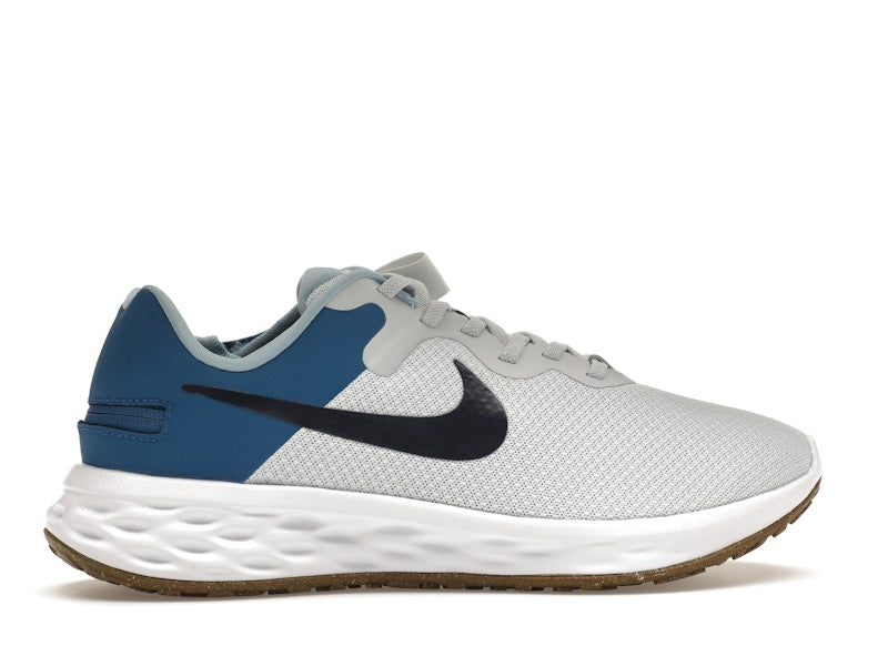 Nike Revolution 6 FlyEase Next Nature Pure Platinum Dark Marina Blue