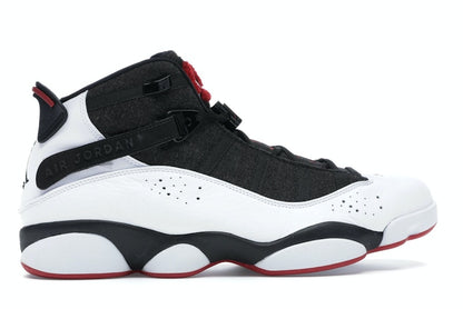 Jordan 6 Rings Black White Gym Red
