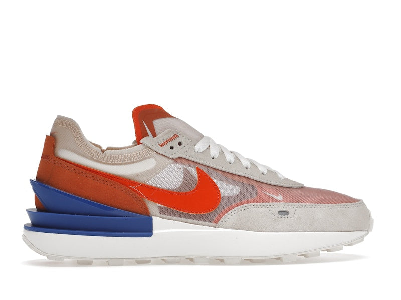 Nike Waffle One Pearl White Game Royal Rush Orange (Women's)