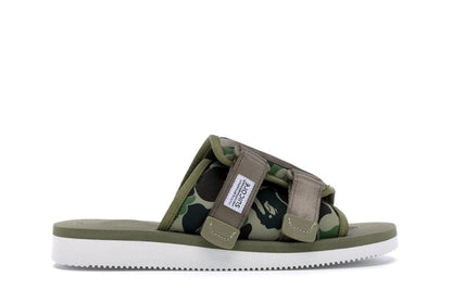 Suicoke x Bape ABC Kaw-Ape Green