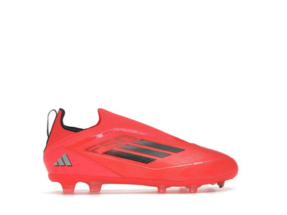 adidas F50 Pro Laceless FG Turbo Aurora Black Platinum Metallic (GS)